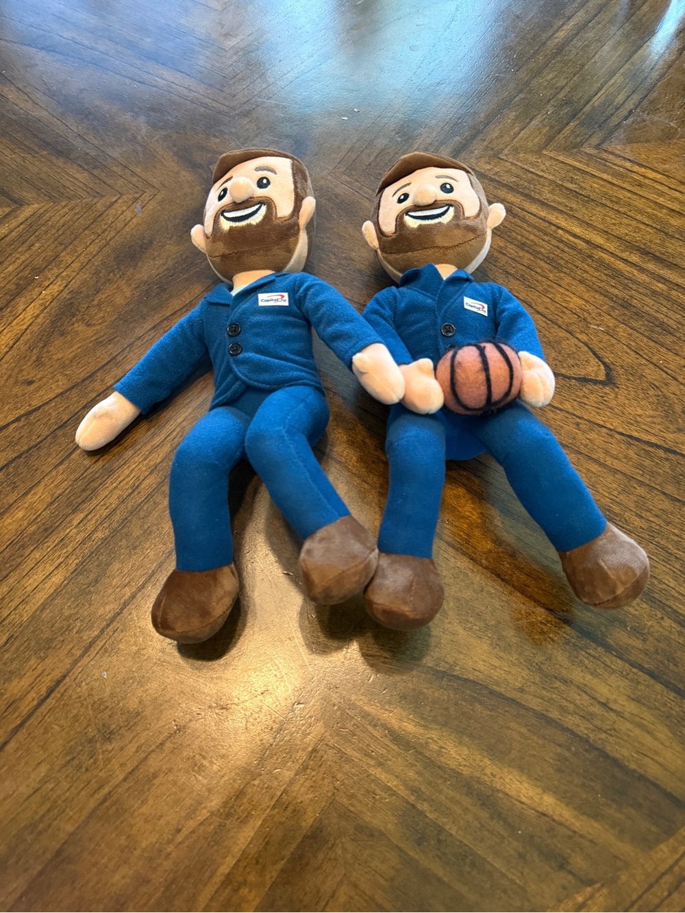 Capital One Bank Guy Final Four 12” Plush Set of 2